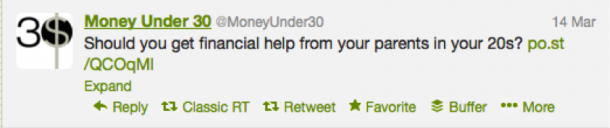 Money Under 30