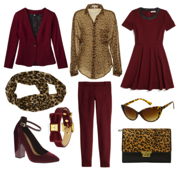 Oxblood and Leopard