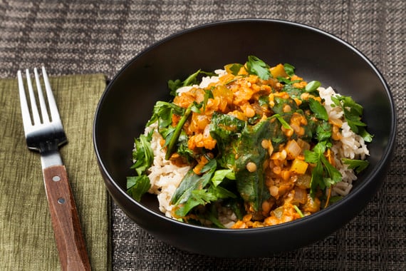 Cajun Lentils and Rice