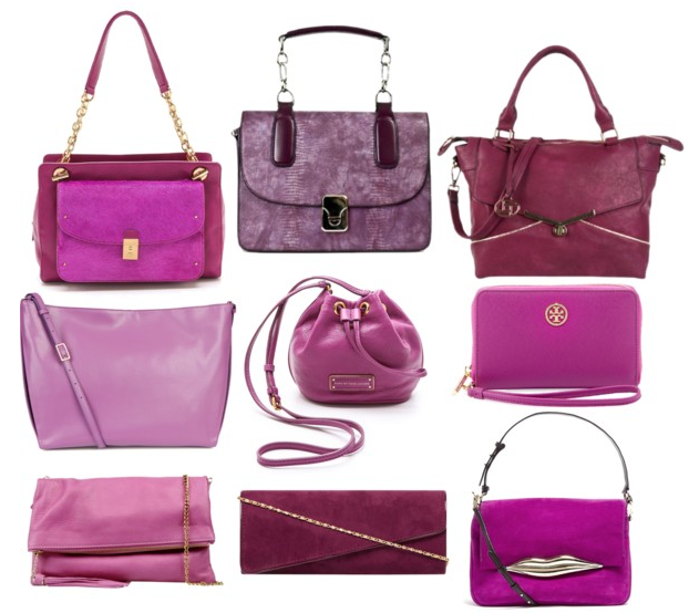 Radiant Orchid Bags Polyvore