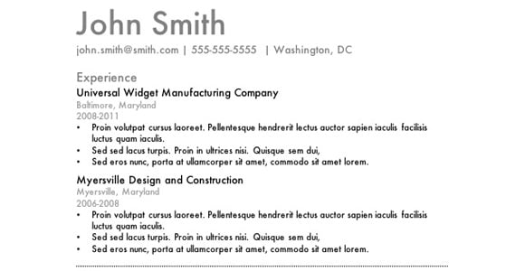 Primer Resume Template The Muse A Good Resume Template A Good Resume Template Primer Resume Template The Muse