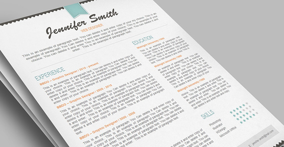 resume headers