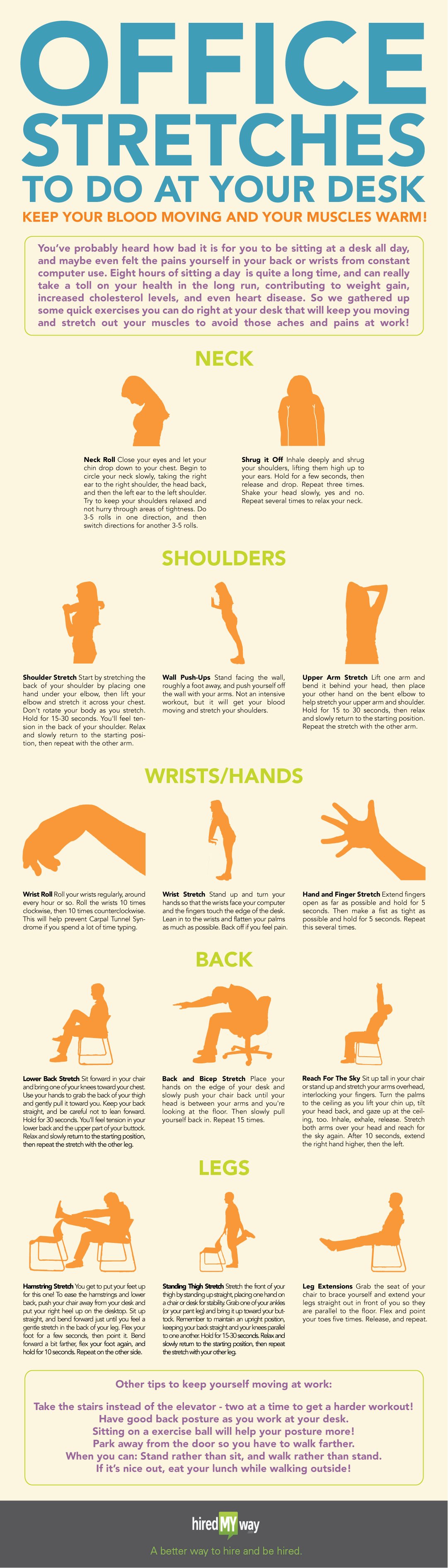 Desk Stretches How to Stretch at Work The Muse